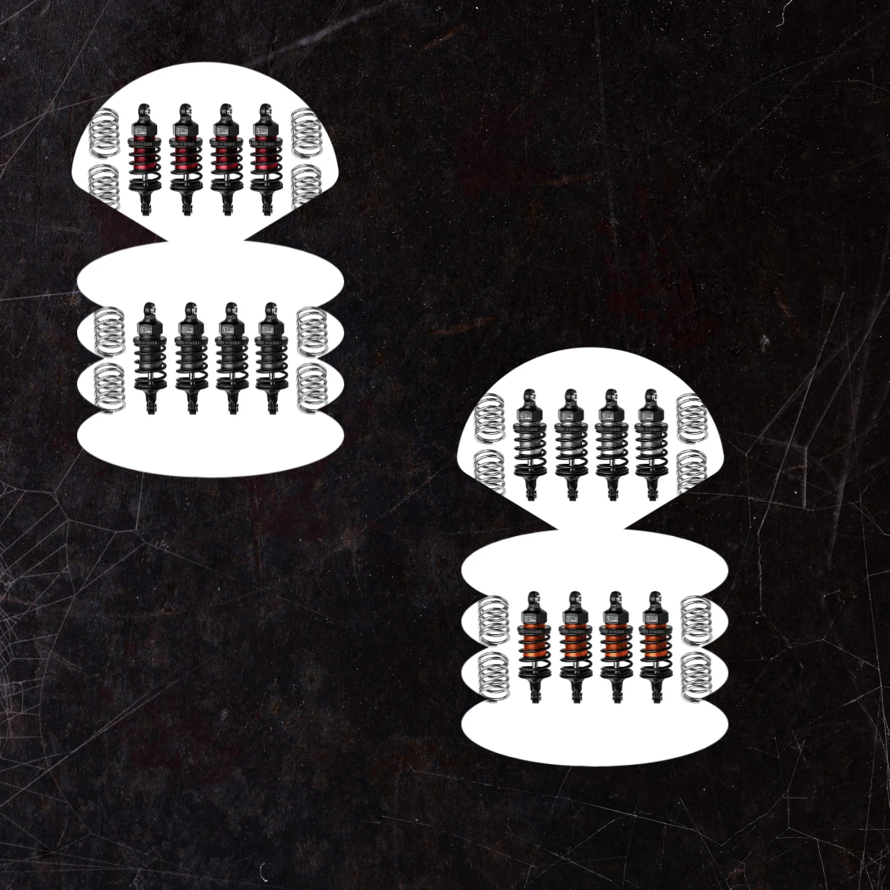 GPM Alloy F&R Oil Filled Ultra Shocks TRAXXAS Ford GT 4-TEC Drift Ford Mustang, GT4-TEC 2.0
GPM Alloy F&R Oil Filled Ultra Shocks TRAXXAS Ford GT 4-TEC Drift Ford Mustang, GT4-TEC 2.0