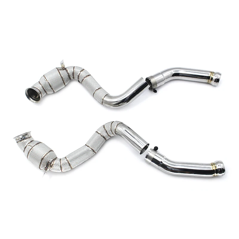 304 Stainless Steel Exhaust Downpipe For Mercedes-Benz C63/C63S AMG W205 4.0T 2015-2023 Exhaust Catalyst Converter Exhaust Pipes
304 Stainless Steel Exhaust Downpipe For Mercedes-Benz C63/C63S AMG W205 4.0T 2015-2023 Exhaust Catalyst Converter Exhaust Pipes