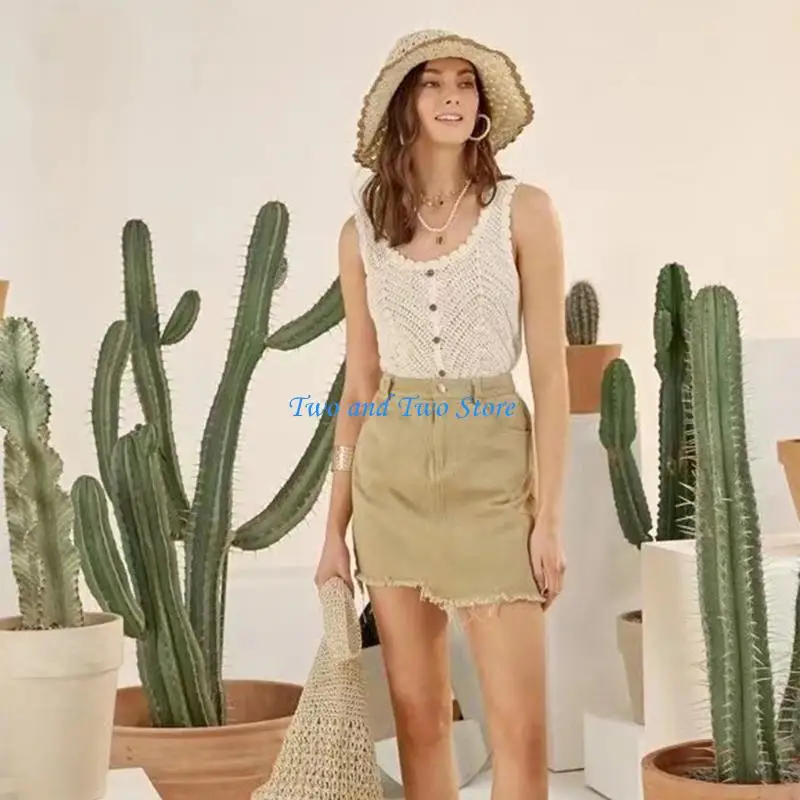 HX6F Women's Knit for Tank Tops Comfortable Sleeveless Camis Tops Crocheted Cami
HX6F Women's Knit for Tank Tops Comfortable Sleeveless Camis Tops Crocheted Cami