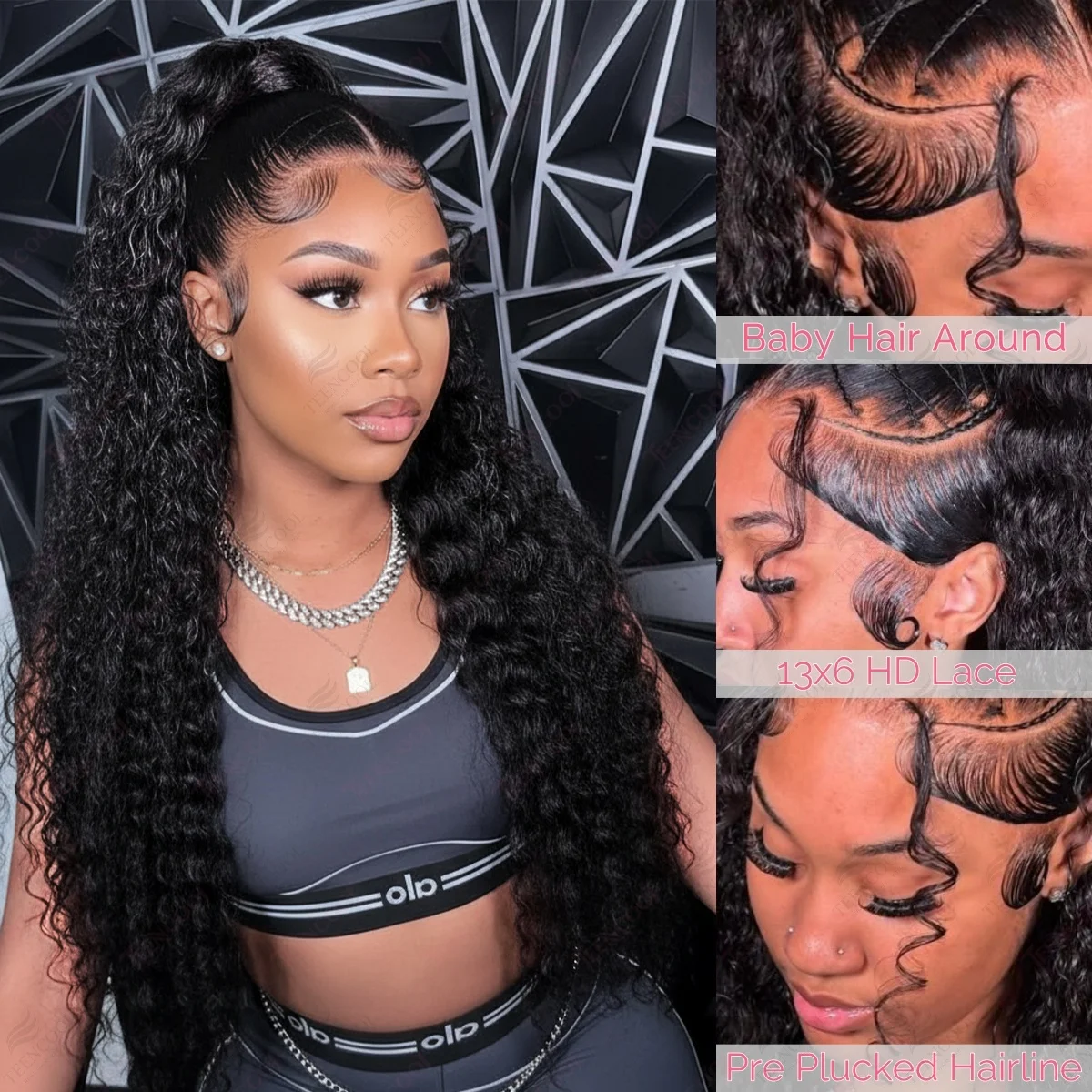 200 Плотность 13x6 HD Парик фронтальной части шнурка Бразильские волосы Вьющиеся парики для женщин 13x4 Парик фронта шнурка Человеческие волосы 30 40 дюймов Парик с глубокими волнами
200 Плотность 13x6 HD Парик фронтальной части шнурка Бразильские волосы Вьющиеся парики для женщин 13x4 Парик фронта шнурка Человеческие волосы 30 40 дюймов Парик с глубокими волнами