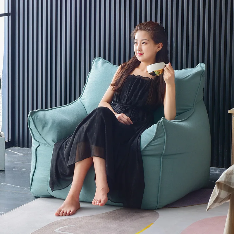 Luxury Single Lazy Sofa Cover Without Filler Bean Bag Sac Pouf Chair No Filler Bean bag Corner Seat Sectional Couch
Luxury Single Lazy Sofa Cover Without Filler Bean Bag Sac Pouf Chair No Filler Bean bag Corner Seat Sectional Couch