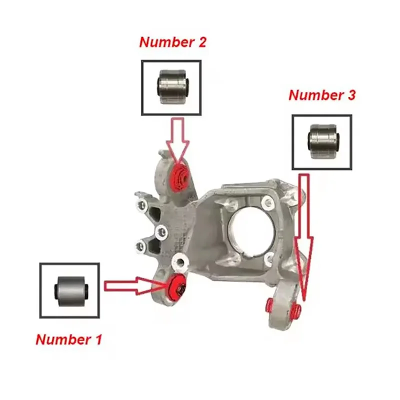 NBJKATO Brand New Rear Knuckle Bushing Repair Full Kit 68079551AA 05090095AC For Jeep Cherokee kl 2014-2020
NBJKATO Brand New Rear Knuckle Bushing Repair Full Kit 68079551AA 05090095AC For Jeep Cherokee kl 2014-2020
