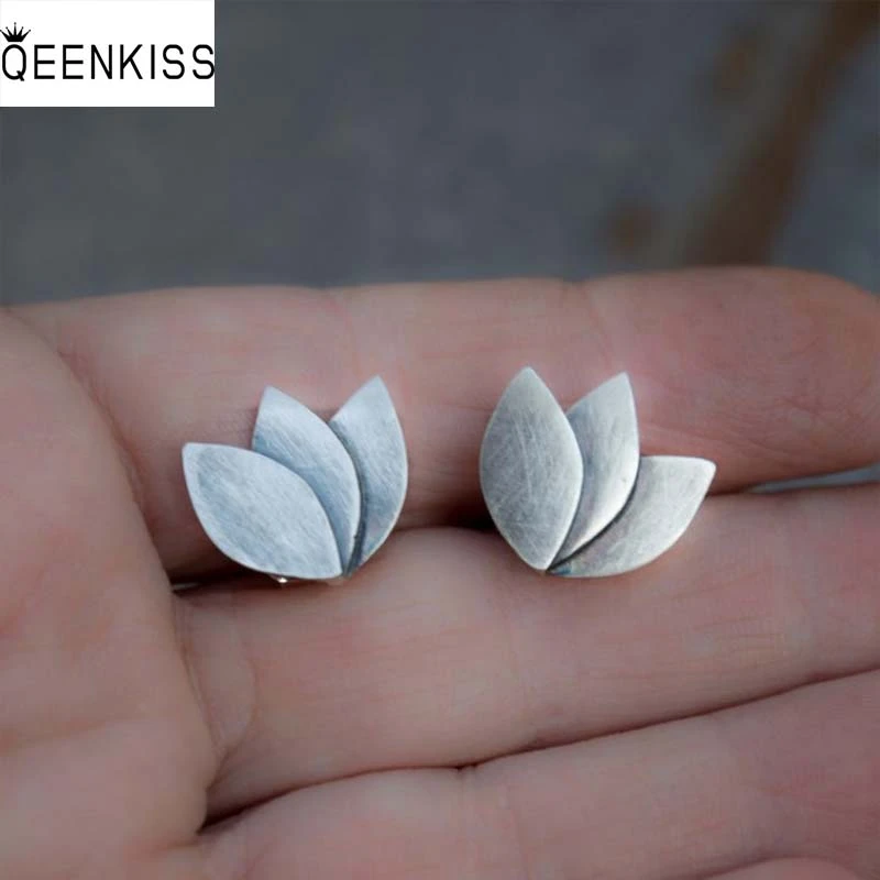 QEENKISS EG6341 2022 Fine Jewelry Wholesale Fashion Woman Girl Birthday Wedding simple Retro Lotus Antique Silver Stud Earrings
QEENKISS EG6341 2022 Fine Jewelry Wholesale Fashion Woman Girl Birthday Wedding simple Retro Lotus Antique Silver Stud Earrings