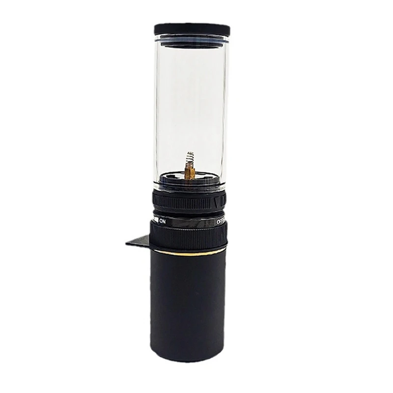 Portable Camping Tent Gas Lamp Windproof Adjustable Gas Candlelight Lantern Camping Candle Light Camping Part Black
Portable Camping Tent Gas Lamp Windproof Adjustable Gas Candlelight Lantern Camping Candle Light Camping Part Black