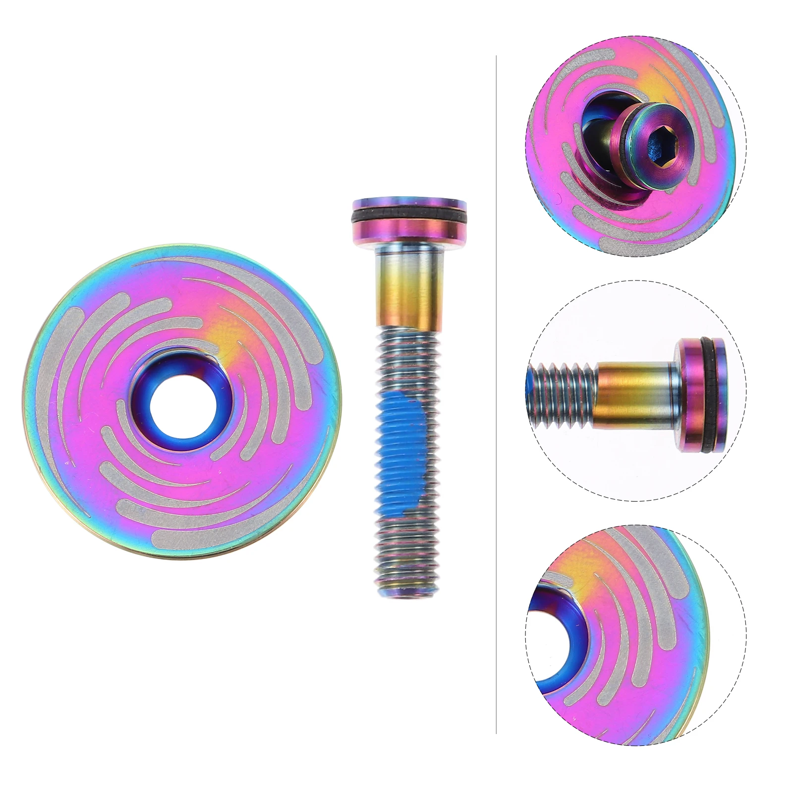 Titanium Alloy Fork Stem Cover Durable Lightweight for Road Mountain Bikes Bike Headset Cap Refit Accessories TC4 Front Cap
Titanium Alloy Fork Stem Cover Durable Lightweight for Road Mountain Bikes Bike Headset Cap Refit Accessories TC4 Front Cap