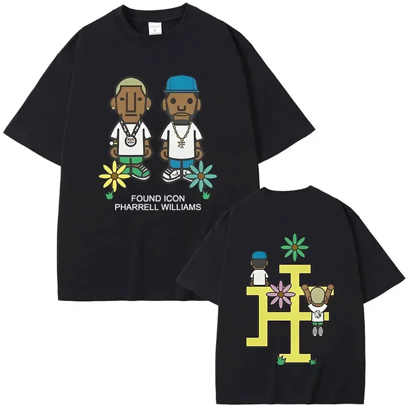 Summer hip-hop cartoon letter print short-sleeved 100% pure cotton men's T-shirt, fashionable, casual and loose Y2k top
Summer hip-hop cartoon letter print short-sleeved 100% pure cotton men's T-shirt, fashionable, casual and loose Y2k top