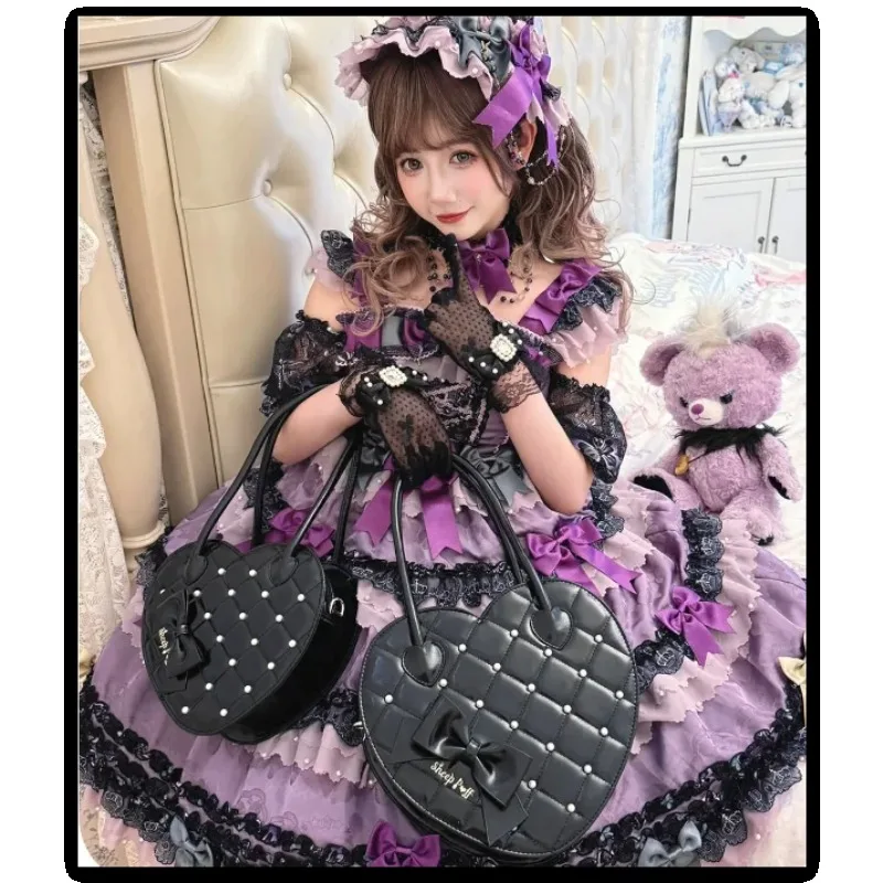 Japanese Kawaii Sweet Fairy Pearl Love Bags Cute Lolita Bow Letter Large Capacity Zipper Pu Shoulder Satchel Backpacks Women
Japanese Kawaii Sweet Fairy Pearl Love Bags Cute Lolita Bow Letter Large Capacity Zipper Pu Shoulder Satchel Backpacks Women