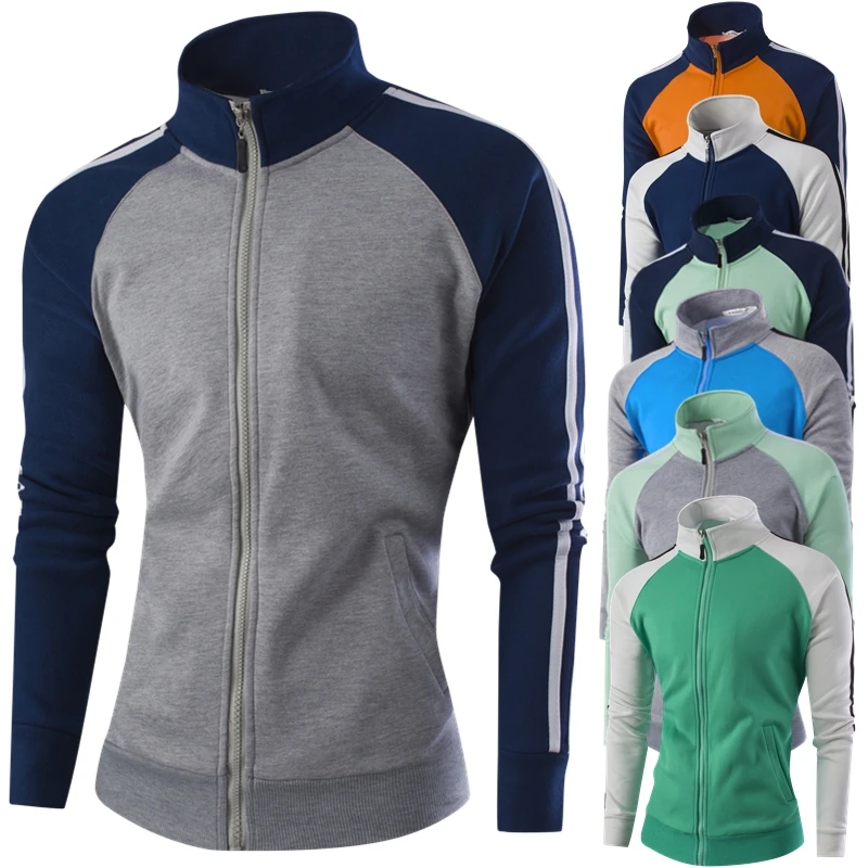 Fashionable Autumn Winter Men's Grey And Royal Blue Hoodie Long Sleeve Stand Collar Cardigan Korean Style Youth Outerwear
Fashionable Autumn Winter Men's Grey And Royal Blue Hoodie Long Sleeve Stand Collar Cardigan Korean Style Youth Outerwear