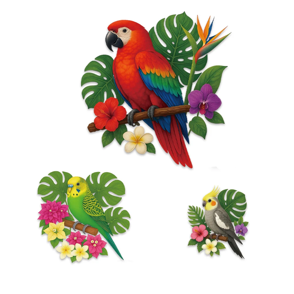 3Pcs Wall Decorations for Home Room Bedroom Wall Decoration Parrot 10~20x15~25cm
3Pcs Wall Decorations for Home Room Bedroom Wall Decoration Parrot 10~20x15~25cm