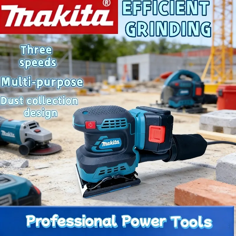 Makita 125mm/5'' Brushless Cordless Random Orbital Sander Variable Speed Sander Wood Polishing Lithium Brushless Sand Machine
Makita 125mm/5'' Brushless Cordless Random Orbital Sander Variable Speed Sander Wood Polishing Lithium Brushless Sand Machine