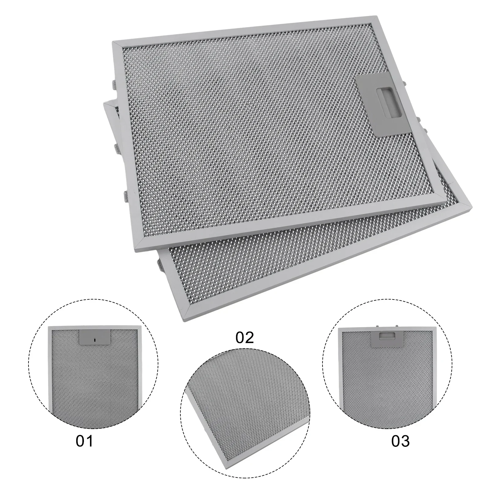 For Range Hood Filter 2PCS 320x260x9mm Aluminized Grease Parts Replacement Silver Affordable Durable And Practical
For Range Hood Filter 2PCS 320x260x9mm Aluminized Grease Parts Replacement Silver Affordable Durable And Practical