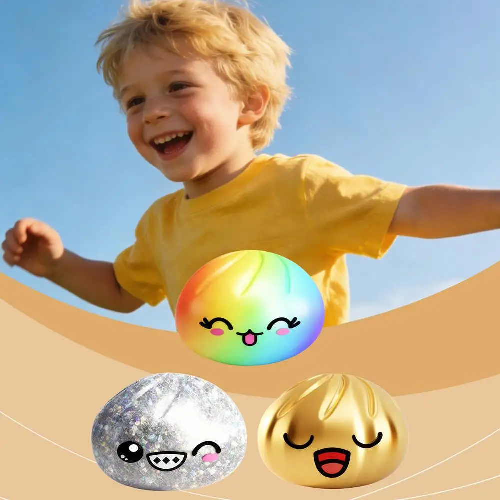 Simulation Baozi Pressure Ball Reusable Stress Relief Toy Soft Pinch Sensory Dough Ball For Office Home Relaxation Toys P9G7
Simulation Baozi Pressure Ball Reusable Stress Relief Toy Soft Pinch Sensory Dough Ball For Office Home Relaxation Toys P9G7