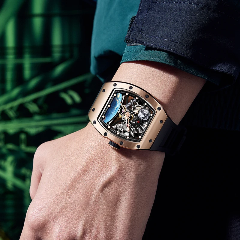 future trend automatic mechanical watch 2026 skeleton design high-end watches rubber starp Love Valentine Gift for Him for Her
future trend automatic mechanical watch 2026 skeleton design high-end watches rubber starp Love Valentine Gift for Him for Her
