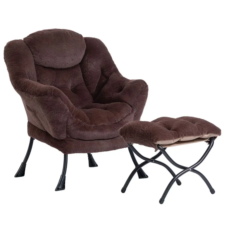 Lazy Chair with Foldable Ottoman, Accent Comfy Lounge Armchair and Folding Footrest Stool, Leisure Sofa Reading Chair and Foots
Lazy Chair with Foldable Ottoman, Accent Comfy Lounge Armchair and Folding Footrest Stool, Leisure Sofa Reading Chair and Foots