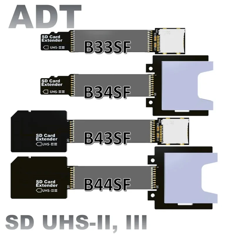 TF Micro SD TO SD Card Extension Cable Adapter Flexible Extender SD / SDHC /SDXC Card Reader UHS2 UHS-III Flexible Flat Cable
TF Micro SD TO SD Card Extension Cable Adapter Flexible Extender SD / SDHC /SDXC Card Reader UHS2 UHS-III Flexible Flat Cable
