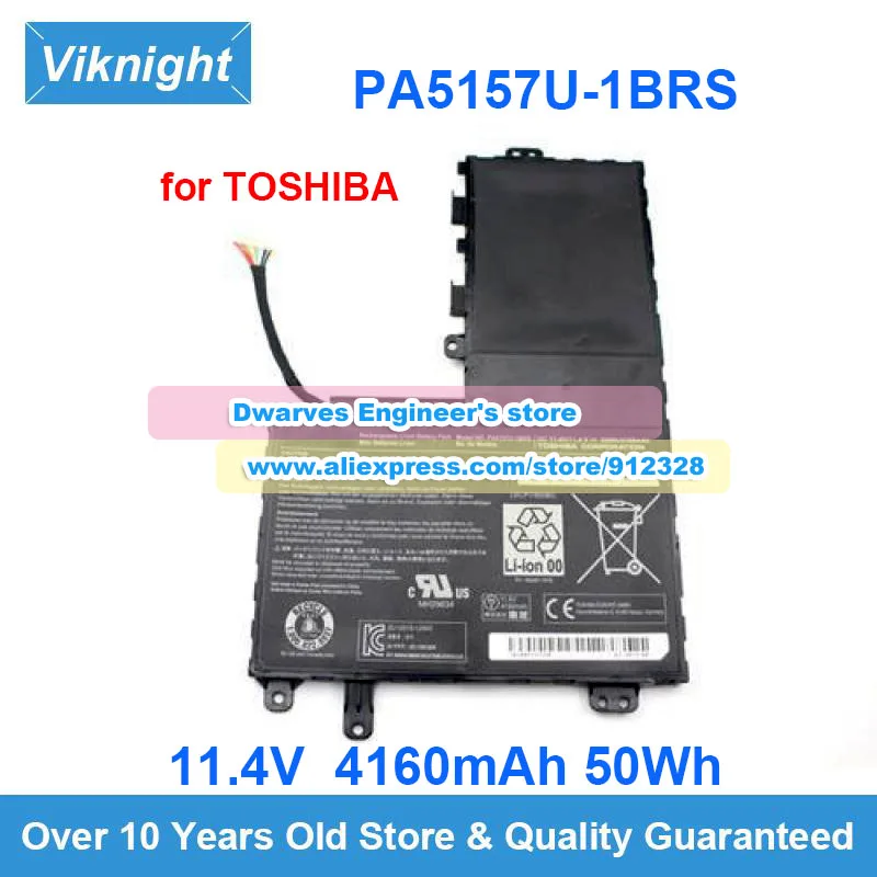 Original PA5157U-1BRS Battery PA5157-1BRS 11.4V 50Wh For Toshiba Satelite U50D-A M50-A-11Q E55T-A5320 E55-A5114 U40T-A M40-A
Original PA5157U-1BRS Battery PA5157-1BRS 11.4V 50Wh For Toshiba Satelite U50D-A M50-A-11Q E55T-A5320 E55-A5114 U40T-A M40-A