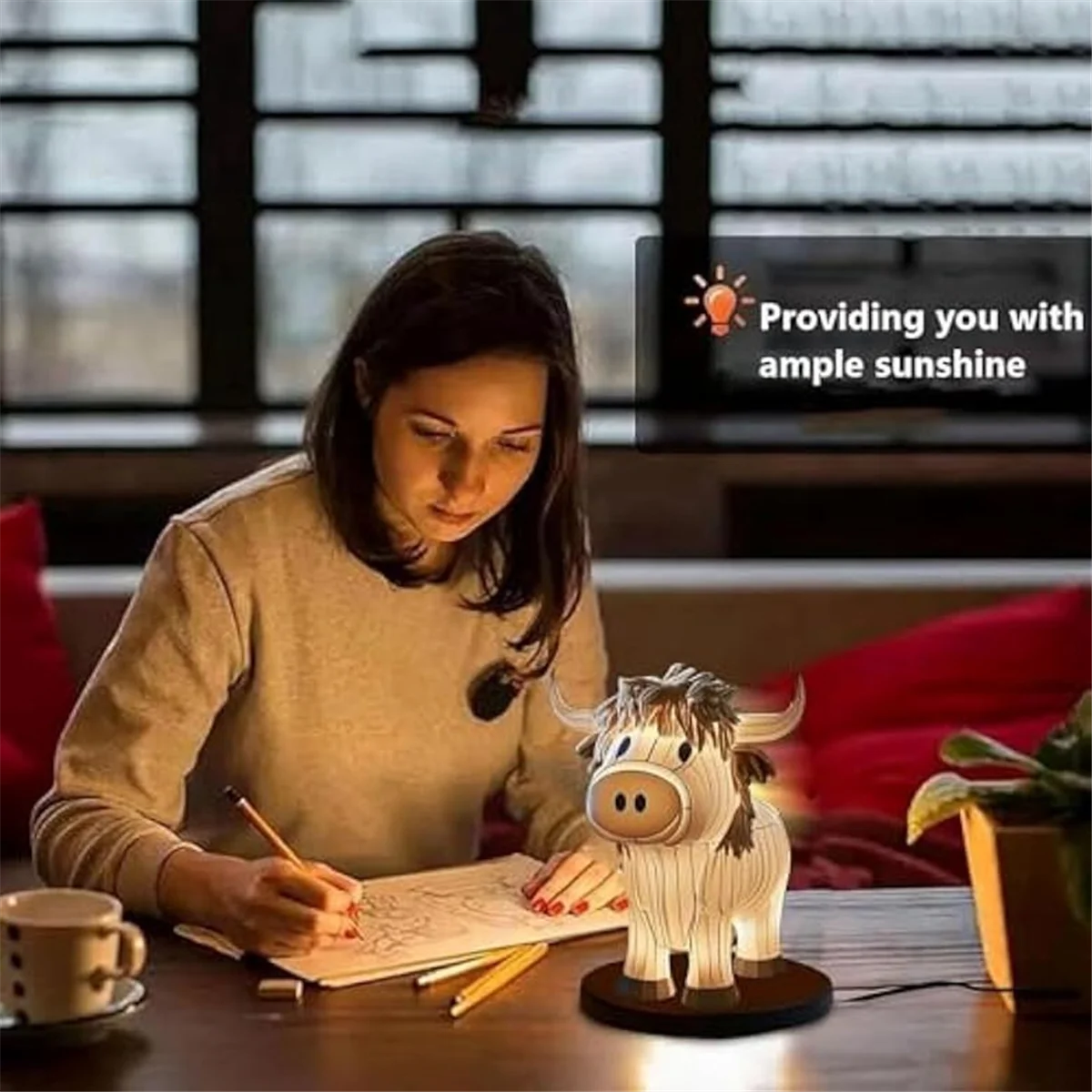 Cow Table Lamp Farmhouse Cow Night Light, Cow Bedside Lamp USB Small Nightstand Lamp for Home Office Bedroom Living RoomJADD
Cow Table Lamp Farmhouse Cow Night Light, Cow Bedside Lamp USB Small Nightstand Lamp for Home Office Bedroom Living RoomJADD