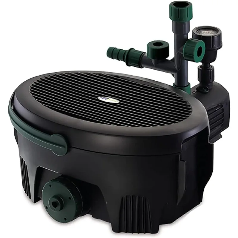 Inpond 6 in 1 Pond & Water Pump, Filter, UV Clarifier, LED Spotlight,All in One Solution, for Ponds up to 900 Gallon, Black
Inpond 6 in 1 Pond & Water Pump, Filter, UV Clarifier, LED Spotlight,All in One Solution, for Ponds up to 900 Gallon, Black
