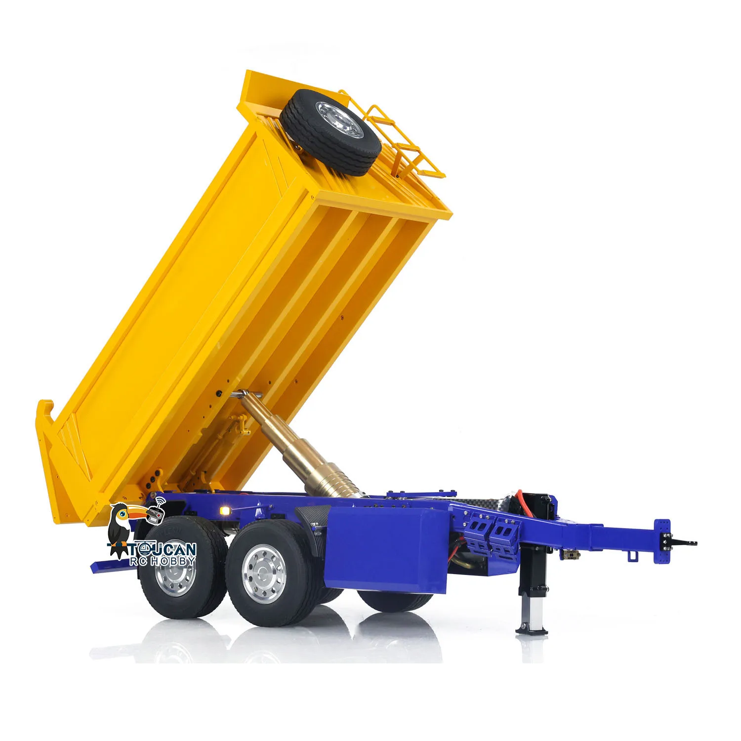 LESU Metal 1/14 2-Axle RC Hydraulic Trailers Electric Self-dumping Full Trailer W/ Light Remote Controller Receiver Toy Model
LESU Metal 1/14 2-Axle RC Hydraulic Trailers Electric Self-dumping Full Trailer W/ Light Remote Controller Receiver Toy Model