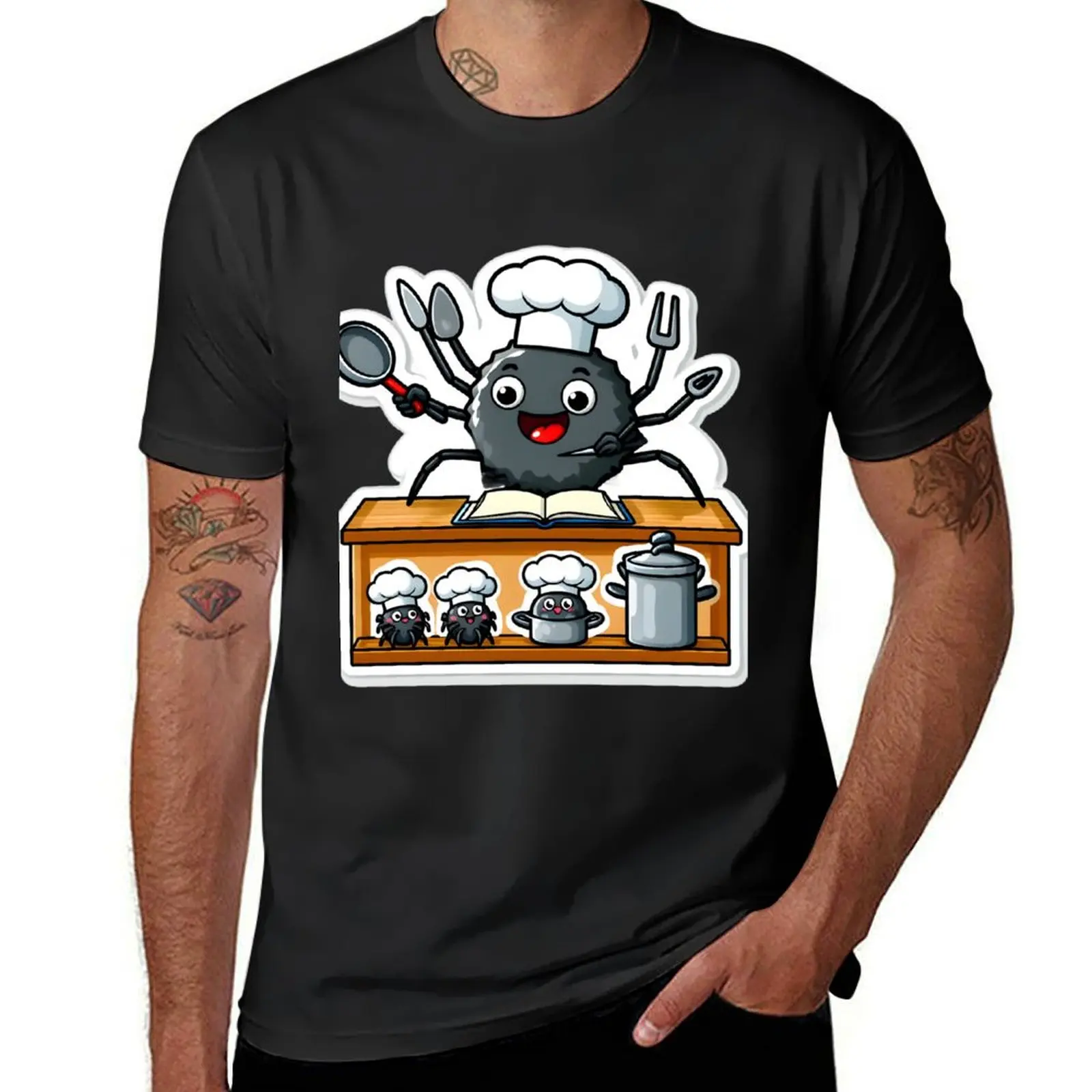 Cooking with Eight-Legged Charm T-Shirt vintage clothes sweat plain black t shirts men
Cooking with Eight-Legged Charm T-Shirt vintage clothes sweat plain black t shirts men