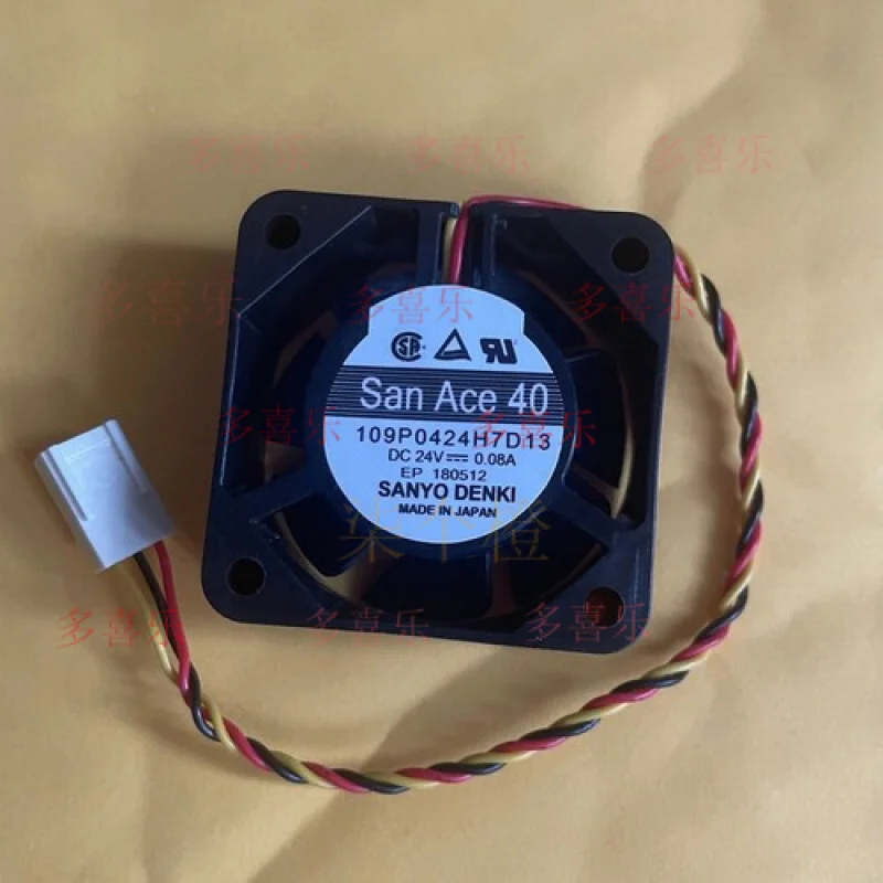 WW for SanAce 40 109P0424H7D13 DC 24V 0.08A 4015 3-wire inverter fan
WW for SanAce 40 109P0424H7D13 DC 24V 0.08A 4015 3-wire inverter fan