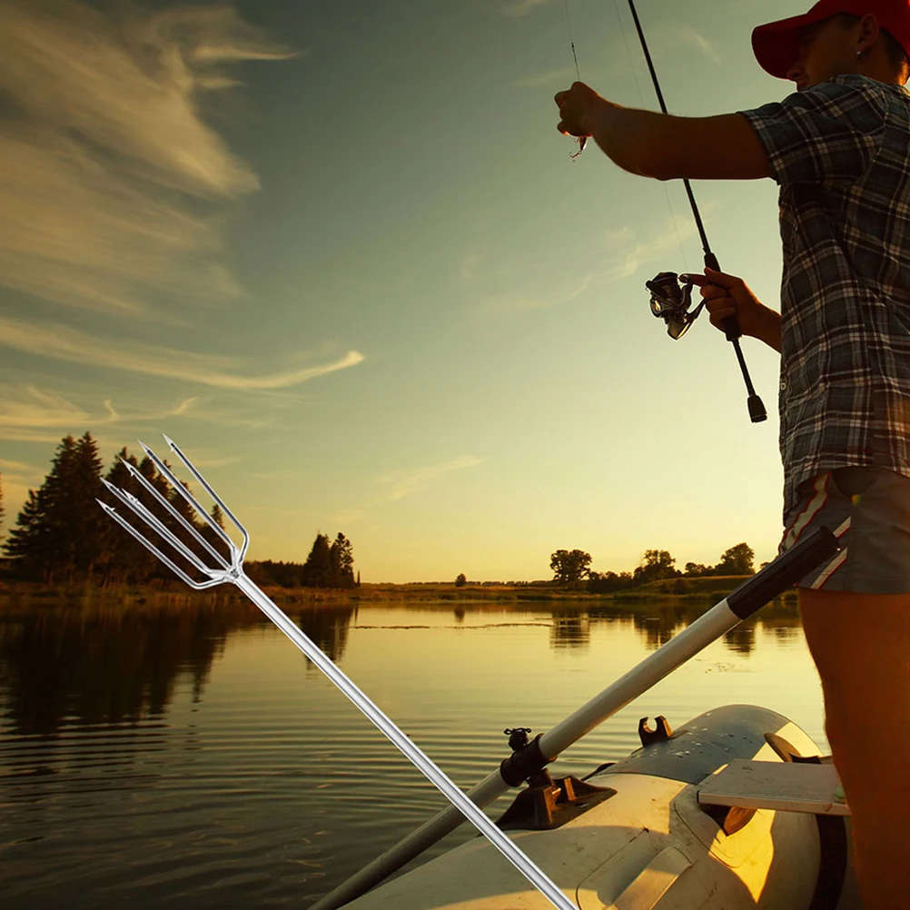 Stainless Steel 7-Prong Fishing Fork Diving Gig Retractable Hook Lantern Fork Fish Catching Equipment Outdoor
Stainless Steel 7-Prong Fishing Fork Diving Gig Retractable Hook Lantern Fork Fish Catching Equipment Outdoor