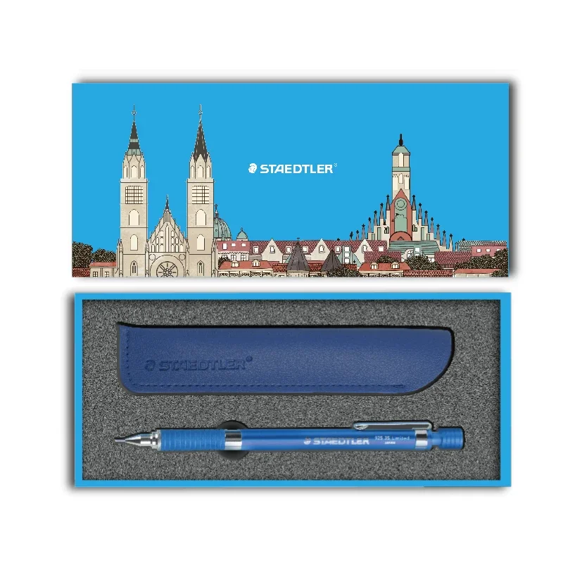 Staedtler Sky Blue, ограниченная серия 925, 35-055, 0,5 мм, металлические автоматические карандаши, принадлежности для письма и рисования, механические карандаши
Staedtler Sky Blue, ограниченная серия 925, 35-055, 0,5 мм, металлические автоматические карандаши, принадлежности для письма и рисования, механические карандаши