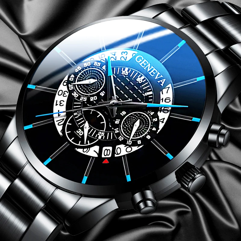 Fashion Men Stainless Steel Watch Luxury Calendar Quartz Wrist Watches Business Casual Watch for Man Clock Relogio Masculino
Fashion Men Stainless Steel Watch Luxury Calendar Quartz Wrist Watches Business Casual Watch for Man Clock Relogio Masculino
