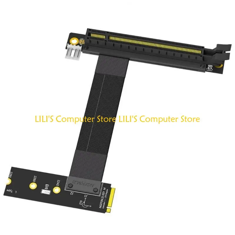 A52B M.2 Key M Extender Cable to PCIE 16X Graphics Card Risers Adapter 16x PCIe PCIExpress for NGFF NVMe M.2 2230 2242 2260
A52B M.2 Key M Extender Cable to PCIE 16X Graphics Card Risers Adapter 16x PCIe PCIExpress for NGFF NVMe M.2 2230 2242 2260