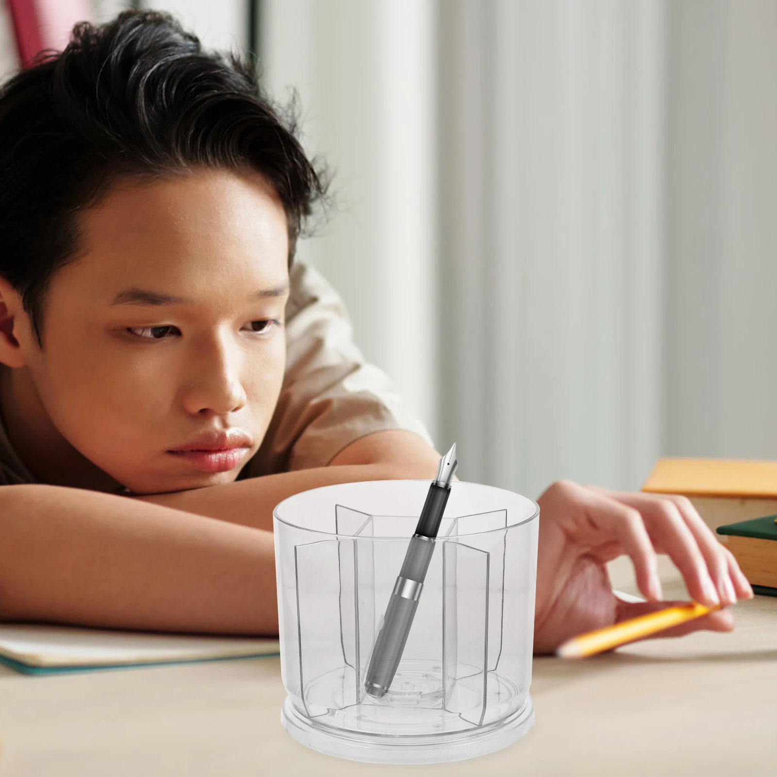 Makeup Brush Rotating Pen Holder Child Holders Organisers Plastic Marker Organizer
Makeup Brush Rotating Pen Holder Child Holders Organisers Plastic Marker Organizer