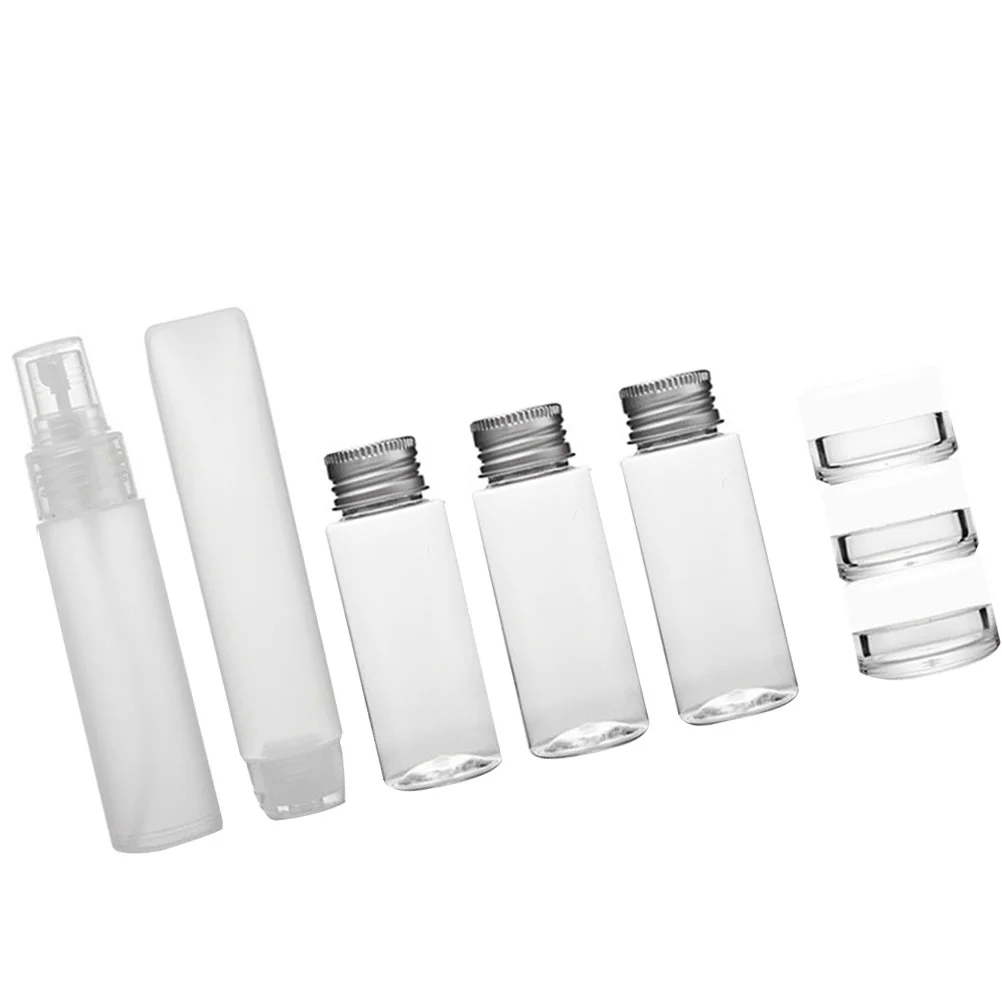 10Pcs Dispense Bottle Set 50ml Spray Press Cream Bottles Refillable Leakproof Portable Mini Travel Toiletries Accessories Empty
10Pcs Dispense Bottle Set 50ml Spray Press Cream Bottles Refillable Leakproof Portable Mini Travel Toiletries Accessories Empty
