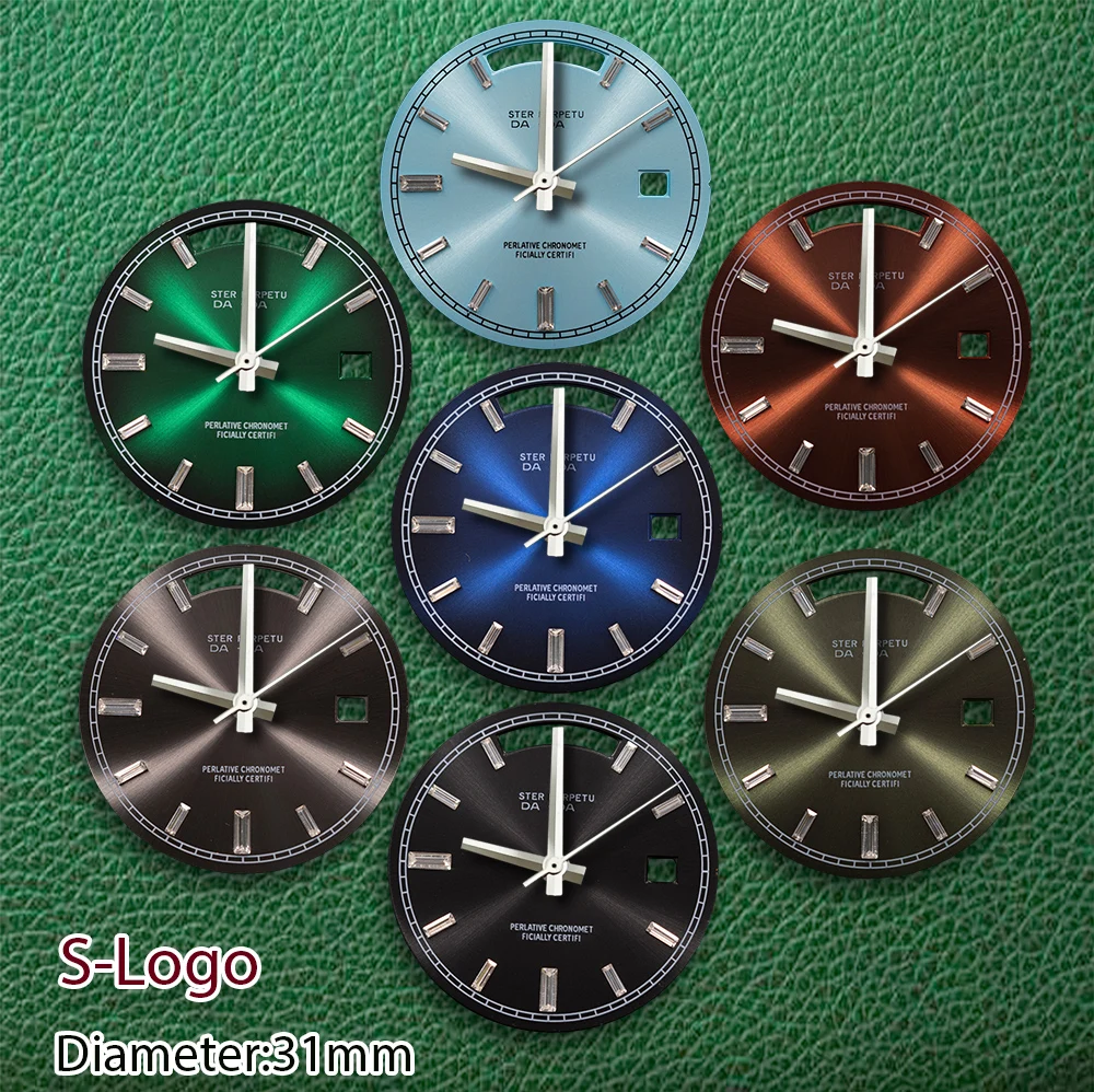 31 мм S логотип 8285 циферблат с кристаллами без стрелок без светящихся подходит для 8285 аксессуары для модификации часов с механизмом
31 мм S логотип 8285 циферблат с кристаллами без стрелок без светящихся подходит для 8285 аксессуары для модификации часов с механизмом