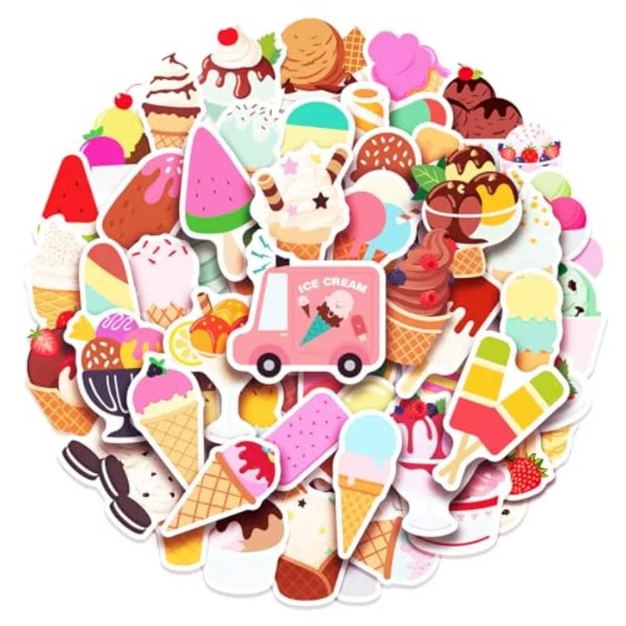 100 Pack Ice Cream Stickers, Ice Cream Party Favors, Birthday Decorations Gifts
100 Pack Ice Cream Stickers, Ice Cream Party Favors, Birthday Decorations Gifts