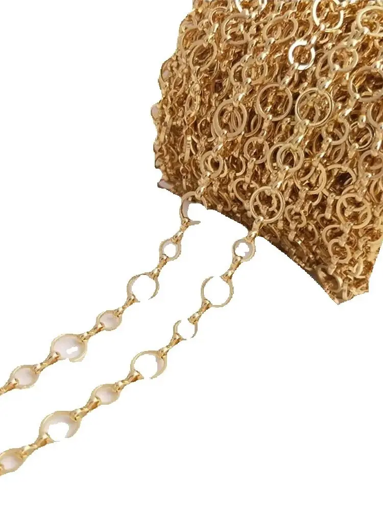 14K Gold Plated 6+8mm ring chain round O chain manual loose chain DIY necklace bracelet accessories with chain materials
14K Gold Plated 6+8mm ring chain round O chain manual loose chain DIY necklace bracelet accessories with chain materials