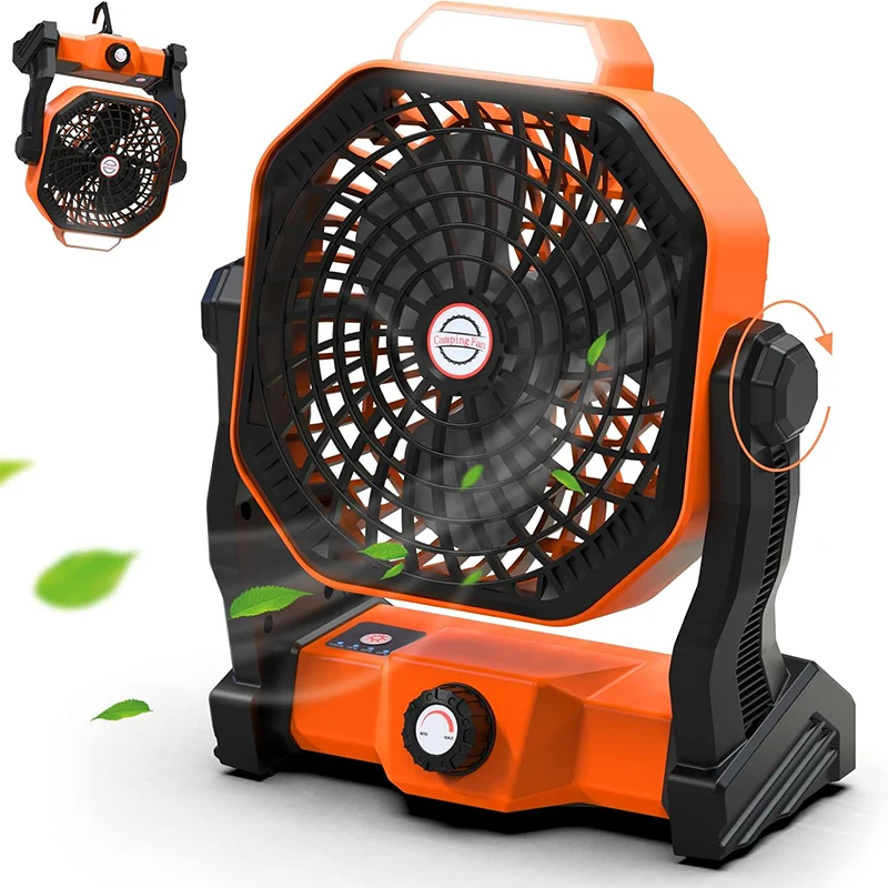 Camping Portable Desk Fan with LED Light, Rechargeable Quiet Camping Fan, Battery Operated with Hanging Hook for Home Bedroom
Camping Portable Desk Fan with LED Light, Rechargeable Quiet Camping Fan, Battery Operated with Hanging Hook for Home Bedroom