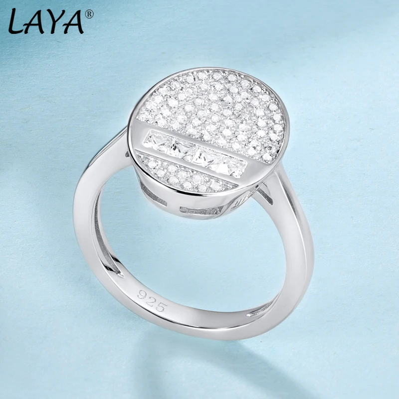 LAYA 925 Sterling Silver High Quality Zircon Christmas Gift Elliptical Shape Finger Ring For Women Fashion Jewelry 2025 Trend
LAYA 925 Sterling Silver High Quality Zircon Christmas Gift Elliptical Shape Finger Ring For Women Fashion Jewelry 2025 Trend