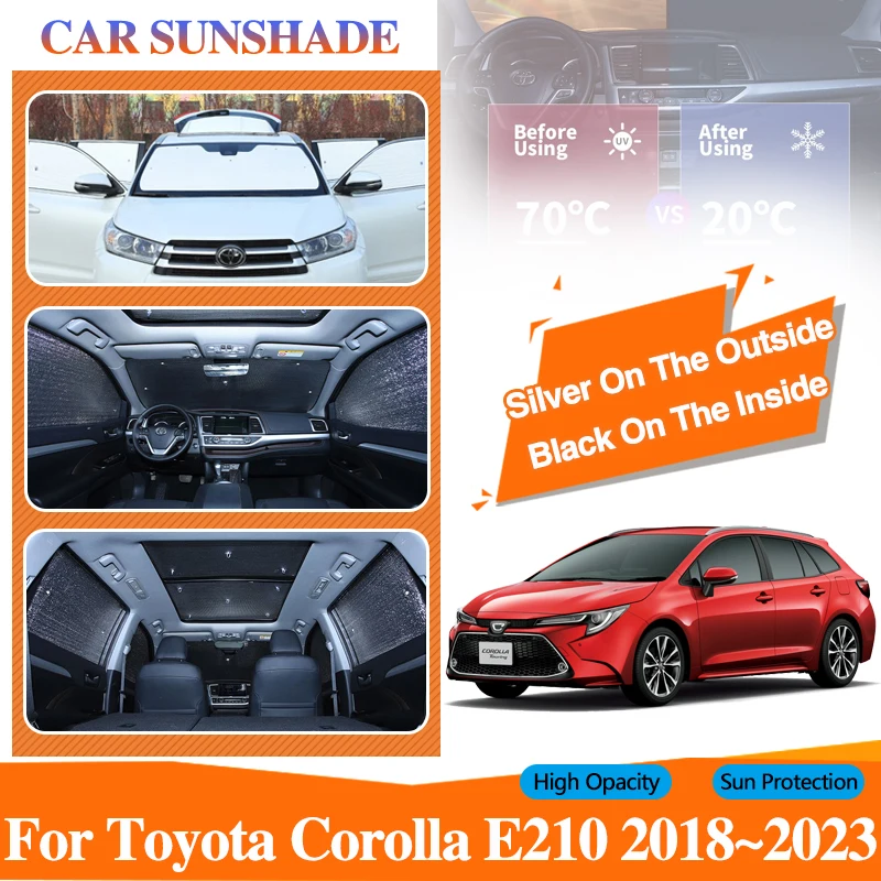 Anti-UV Car Sun Visors For Toyota Corolla Touring Sport E210 2018~2023 Car Window Sunshades Shading Protector Covers Accessories
Anti-UV Car Sun Visors For Toyota Corolla Touring Sport E210 2018~2023 Car Window Sunshades Shading Protector Covers Accessories