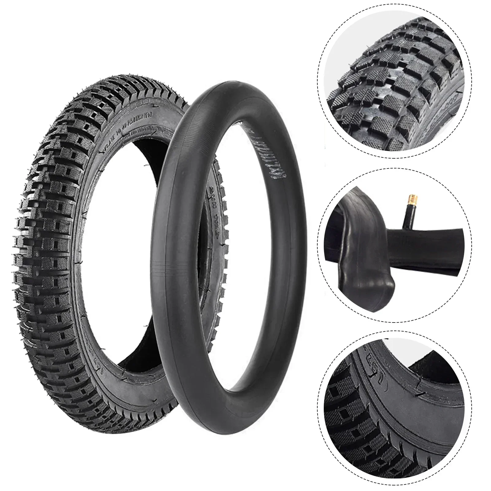16inch Rubber Outer Inner Tube For Skateboard And Electric Bike Easy To Install 16X1.75/2.4 Bicycle Parts
16inch Rubber Outer Inner Tube For Skateboard And Electric Bike Easy To Install 16X1.75/2.4 Bicycle Parts
