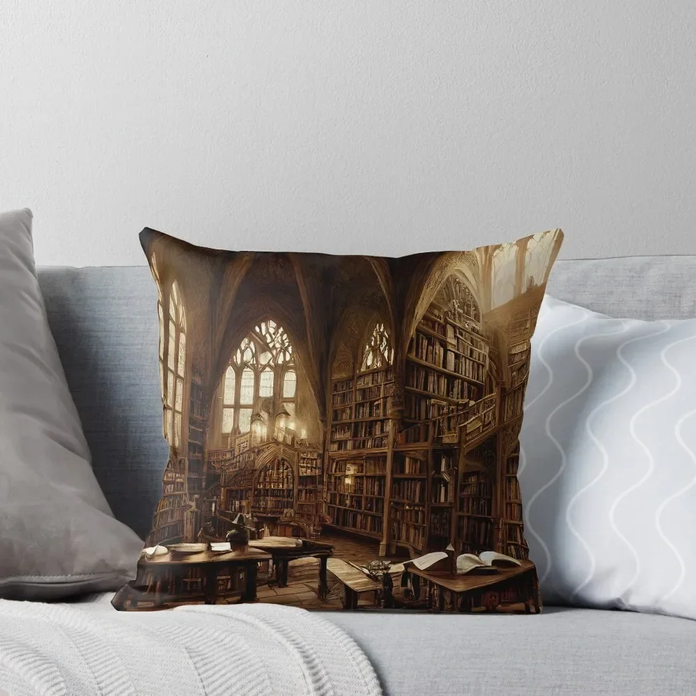 Fantasy School Library Painting Throw Pillow Sofa Pillow Cover Room decorating items pillow
Fantasy School Library Painting Throw Pillow Sofa Pillow Cover Room decorating items pillow