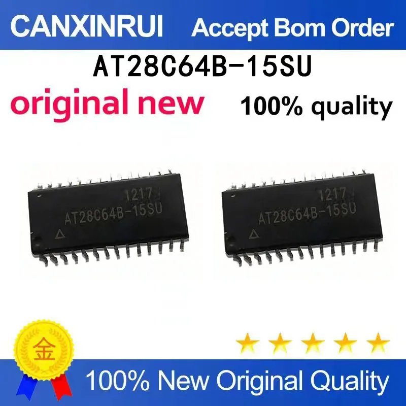 (5pcs-100pcs)Original AT28C64B AT28C64B-15SU SMT SOP28 pin storage chip
(5pcs-100pcs)Original AT28C64B AT28C64B-15SU SMT SOP28 pin storage chip