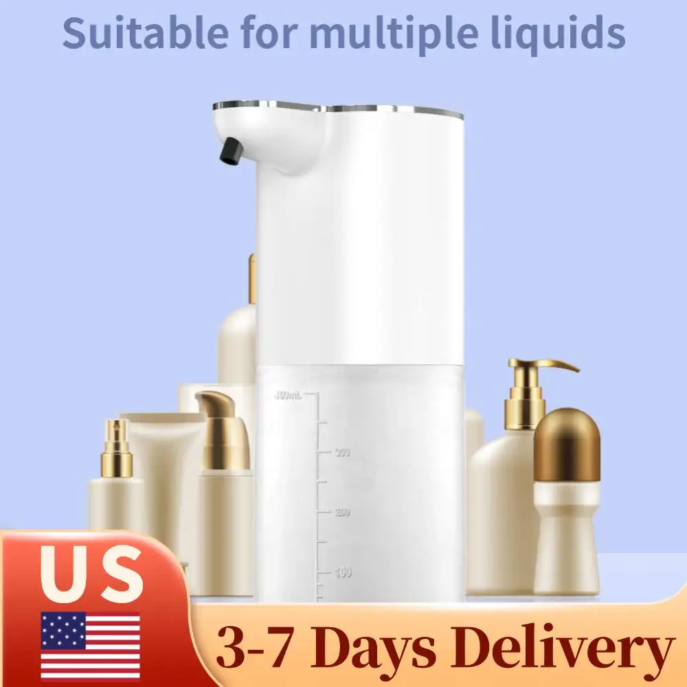 400ml Automatic Hand Washer USB Charging Touchless Hand Soap Dispenser Infrared Sensor 4 Levels Adjustable for Bathroom Kitchen
400ml Automatic Hand Washer USB Charging Touchless Hand Soap Dispenser Infrared Sensor 4 Levels Adjustable for Bathroom Kitchen