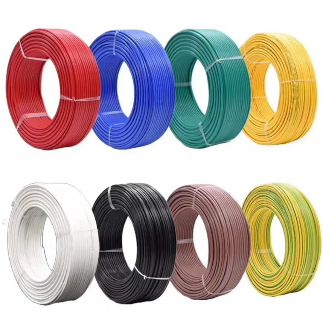China Manufacturer Copper alambre electrico Cable 1.5mm 2.5mm 4mm 6mm 10mm PVC Insulated house building Electrical Wire
China Manufacturer Copper alambre electrico Cable 1.5mm 2.5mm 4mm 6mm 10mm PVC Insulated house building Electrical Wire