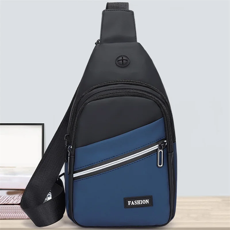 Men Crossbody Sling Bag Contrast Color Waterproof Chest Shoulder Bag Lightweight Fanny Packs for Travel Hiking Daypack
Men Crossbody Sling Bag Contrast Color Waterproof Chest Shoulder Bag Lightweight Fanny Packs for Travel Hiking Daypack