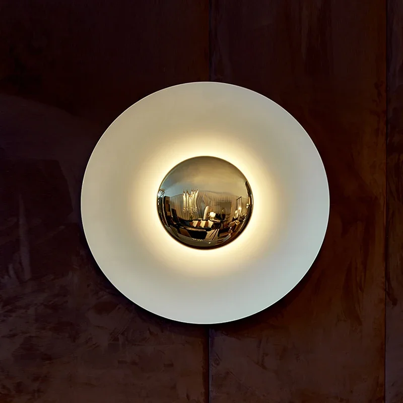 Modern Frisbee Wall Light Living Room TVBackground Bedroom Bedside Office Corridor Staircase CreativeLED Wall Light Indoor Light
Modern Frisbee Wall Light Living Room TVBackground Bedroom Bedside Office Corridor Staircase CreativeLED Wall Light Indoor Light