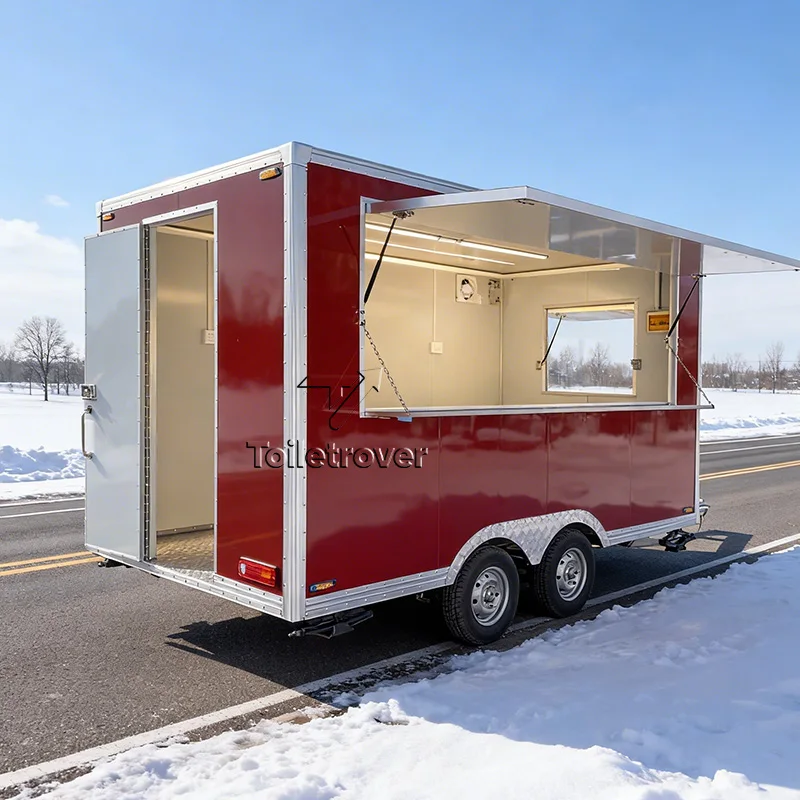 Vintage Food Trailer Rounded Windows Full Kitchen Stainless Steel Concession Outdoor Mobile Food Truck Trailer for Sale
Vintage Food Trailer Rounded Windows Full Kitchen Stainless Steel Concession Outdoor Mobile Food Truck Trailer for Sale