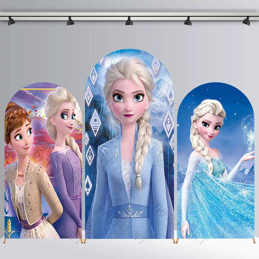 Arch Disneyland Frozen Princess Elsa Anna Background Girl Birthday Party Backdrop Polyester Arch Banner Photography Props
Arch Disneyland Frozen Princess Elsa Anna Background Girl Birthday Party Backdrop Polyester Arch Banner Photography Props
