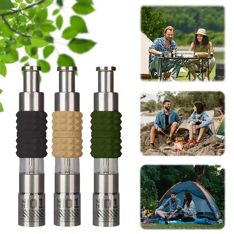 Pepper Grinder Manual Pepper Sea Salt Grinding Tool Stainless Steel Glass Spice Bottle Outdoor Home Kitchen Gadgets
Pepper Grinder Manual Pepper Sea Salt Grinding Tool Stainless Steel Glass Spice Bottle Outdoor Home Kitchen Gadgets