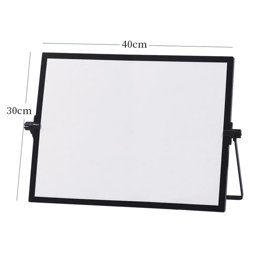 Portable Foldable Desktop Whiteboard Double Sided Use With Bracket Writing Board Erasable Message Board Desktop Use
Portable Foldable Desktop Whiteboard Double Sided Use With Bracket Writing Board Erasable Message Board Desktop Use
