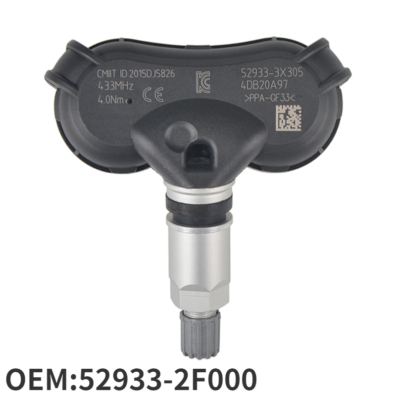 Датчик давления в шинах 52933-2F000, 315 МГц, TPMS 529332F00 0, алюминий для Hyundai Elantra Kia Rio
Датчик давления в шинах 52933-2F000, 315 МГц, TPMS 529332F00 0, алюминий для Hyundai Elantra Kia Rio