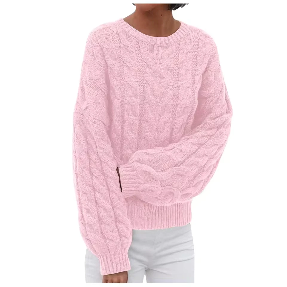Sweaters For Women Fall Knit Sweater Oversized Crew Neck Long Sleeve Chunky Casual Pullover Tops Warm Loose Knitted Base Sweater
Sweaters For Women Fall Knit Sweater Oversized Crew Neck Long Sleeve Chunky Casual Pullover Tops Warm Loose Knitted Base Sweater
